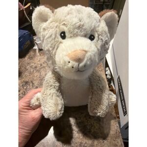 Spark Create Imagine Lion Cub Plush Stuffed Animal Cream Tan Brown Safari Kids